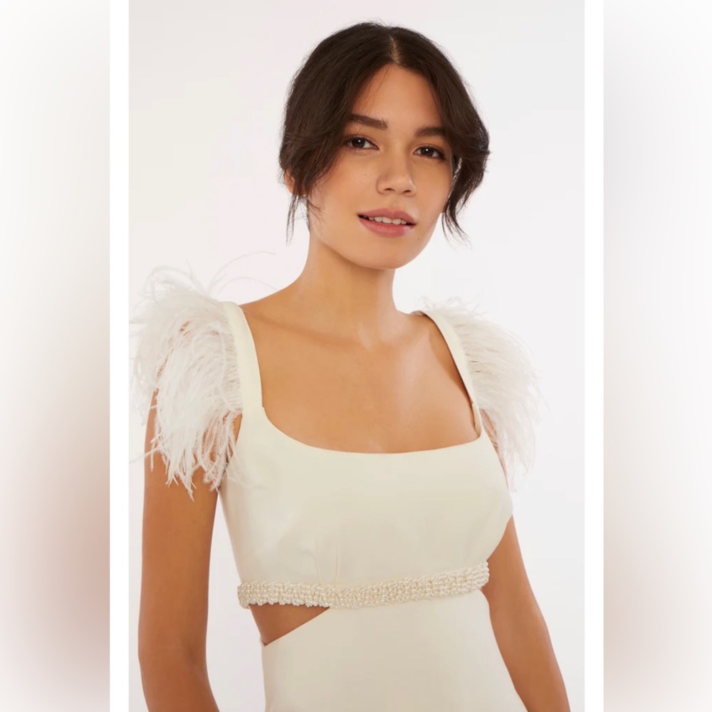 NWOT Likely Taliah Midi Gown White Size 0 - Picture 5 of 17